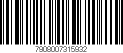 Código de barras (EAN, GTIN, SKU, ISBN): '7908007315932'
