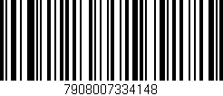Código de barras (EAN, GTIN, SKU, ISBN): '7908007334148'