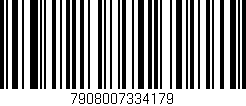 Código de barras (EAN, GTIN, SKU, ISBN): '7908007334179'