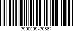 Código de barras (EAN, GTIN, SKU, ISBN): '7908009478567'