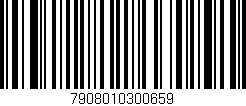 Código de barras (EAN, GTIN, SKU, ISBN): '7908010300659'