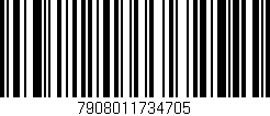 Código de barras (EAN, GTIN, SKU, ISBN): '7908011734705'