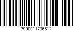 Código de barras (EAN, GTIN, SKU, ISBN): '7908011736617'