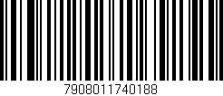 Código de barras (EAN, GTIN, SKU, ISBN): '7908011740188'