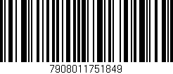 Código de barras (EAN, GTIN, SKU, ISBN): '7908011751849'