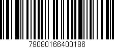 Código de barras (EAN, GTIN, SKU, ISBN): '79080166400186'