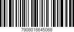 Código de barras (EAN, GTIN, SKU, ISBN): '7908016645068'