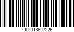 Código de barras (EAN, GTIN, SKU, ISBN): '7908016697326'
