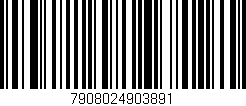 Código de barras (EAN, GTIN, SKU, ISBN): '7908024903891'