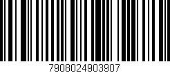 Código de barras (EAN, GTIN, SKU, ISBN): '7908024903907'