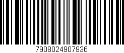 Código de barras (EAN, GTIN, SKU, ISBN): '7908024907936'