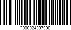 Código de barras (EAN, GTIN, SKU, ISBN): '7908024907998'
