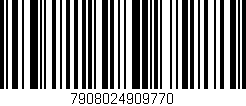 Código de barras (EAN, GTIN, SKU, ISBN): '7908024909770'