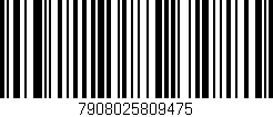 Código de barras (EAN, GTIN, SKU, ISBN): '7908025809475'