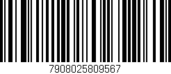 Código de barras (EAN, GTIN, SKU, ISBN): '7908025809567'