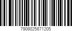 Código de barras (EAN, GTIN, SKU, ISBN): '7908025871205'