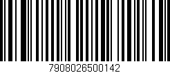 Código de barras (EAN, GTIN, SKU, ISBN): '7908026500142'