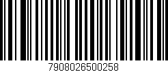 Código de barras (EAN, GTIN, SKU, ISBN): '7908026500258'