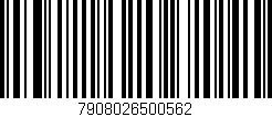 Código de barras (EAN, GTIN, SKU, ISBN): '7908026500562'