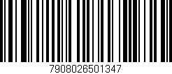Código de barras (EAN, GTIN, SKU, ISBN): '7908026501347'