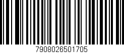 Código de barras (EAN, GTIN, SKU, ISBN): '7908026501705'