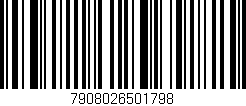Código de barras (EAN, GTIN, SKU, ISBN): '7908026501798'