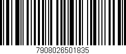 Código de barras (EAN, GTIN, SKU, ISBN): '7908026501835'