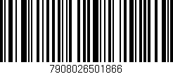 Código de barras (EAN, GTIN, SKU, ISBN): '7908026501866'