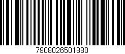 Código de barras (EAN, GTIN, SKU, ISBN): '7908026501880'