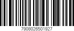 Código de barras (EAN, GTIN, SKU, ISBN): '7908026501927'
