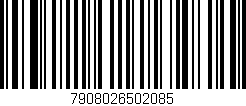 Código de barras (EAN, GTIN, SKU, ISBN): '7908026502085'