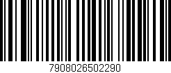 Código de barras (EAN, GTIN, SKU, ISBN): '7908026502290'