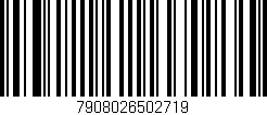 Código de barras (EAN, GTIN, SKU, ISBN): '7908026502719'