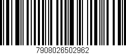 Código de barras (EAN, GTIN, SKU, ISBN): '7908026502962'