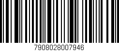 Código de barras (EAN, GTIN, SKU, ISBN): '7908028007946'