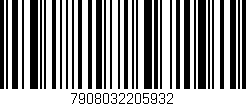 Código de barras (EAN, GTIN, SKU, ISBN): '7908032205932'