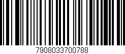 Código de barras (EAN, GTIN, SKU, ISBN): '7908033700788'