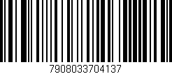 Código de barras (EAN, GTIN, SKU, ISBN): '7908033704137'