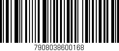 Código de barras (EAN, GTIN, SKU, ISBN): '7908038600168'
