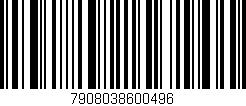 Código de barras (EAN, GTIN, SKU, ISBN): '7908038600496'
