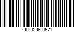 Código de barras (EAN, GTIN, SKU, ISBN): '7908038600571'