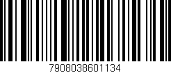 Código de barras (EAN, GTIN, SKU, ISBN): '7908038601134'