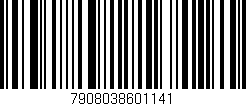 Código de barras (EAN, GTIN, SKU, ISBN): '7908038601141'
