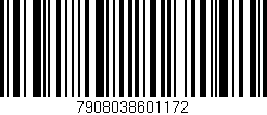 Código de barras (EAN, GTIN, SKU, ISBN): '7908038601172'