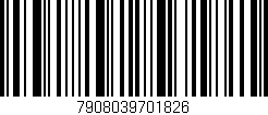 Código de barras (EAN, GTIN, SKU, ISBN): '7908039701826'