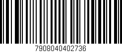 Código de barras (EAN, GTIN, SKU, ISBN): '7908040402736'