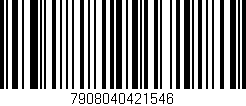 Código de barras (EAN, GTIN, SKU, ISBN): '7908040421546'