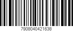 Código de barras (EAN, GTIN, SKU, ISBN): '7908040421638'