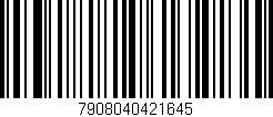 Código de barras (EAN, GTIN, SKU, ISBN): '7908040421645'