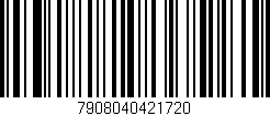 Código de barras (EAN, GTIN, SKU, ISBN): '7908040421720'
